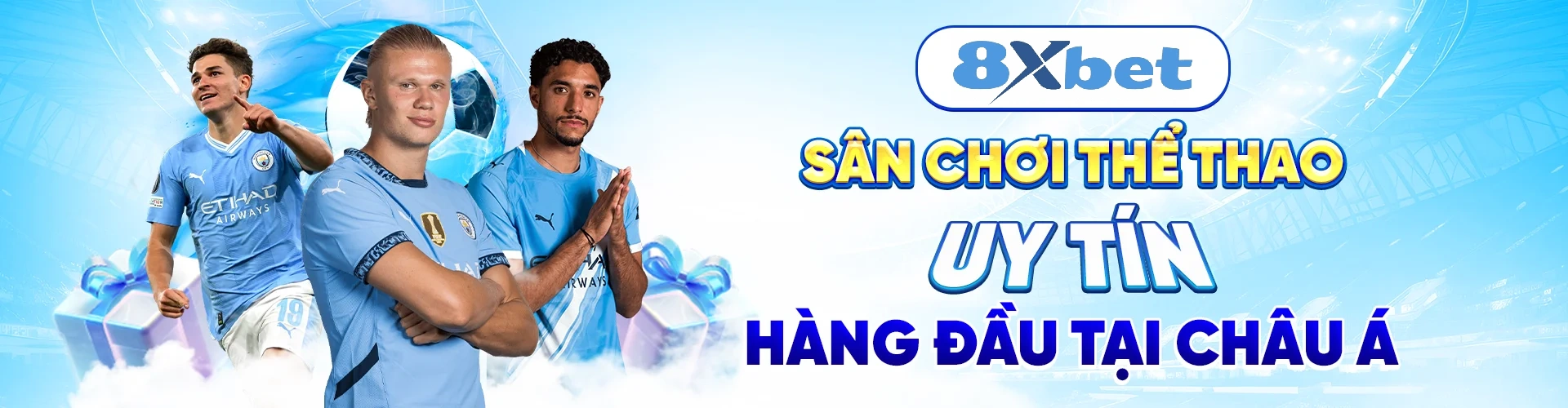 Banner 8XBet về ứng dụng, hỗ trợ và cảnh báo 18+